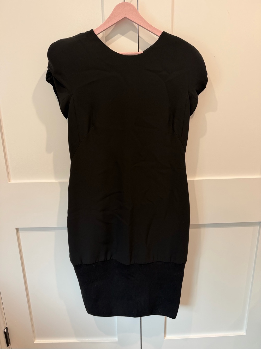 Giorgio Armani Black Short-Sleeve Tunic Top